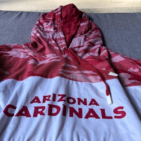 Zubaz Men's Lightweight Hoodie Arizona Cardinals, XXL - Picture 2 of 8